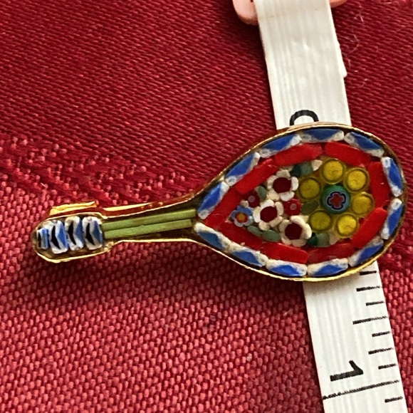 Vintage Italy Micro Mosaic Broach - Picture 5 of 5